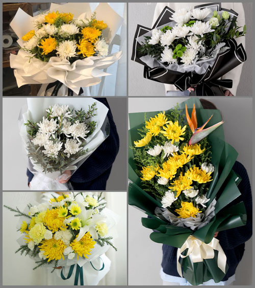 湖北咸宁市赤壁市蒲圻街道金鸡山社区白事花束代送